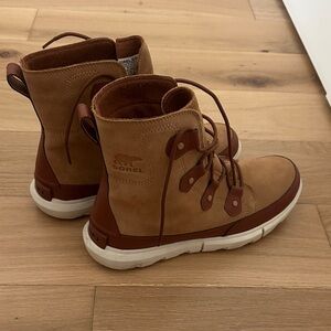 Sorel Men's Chestnut/Tan Suede Lace-Up Ankle Boots